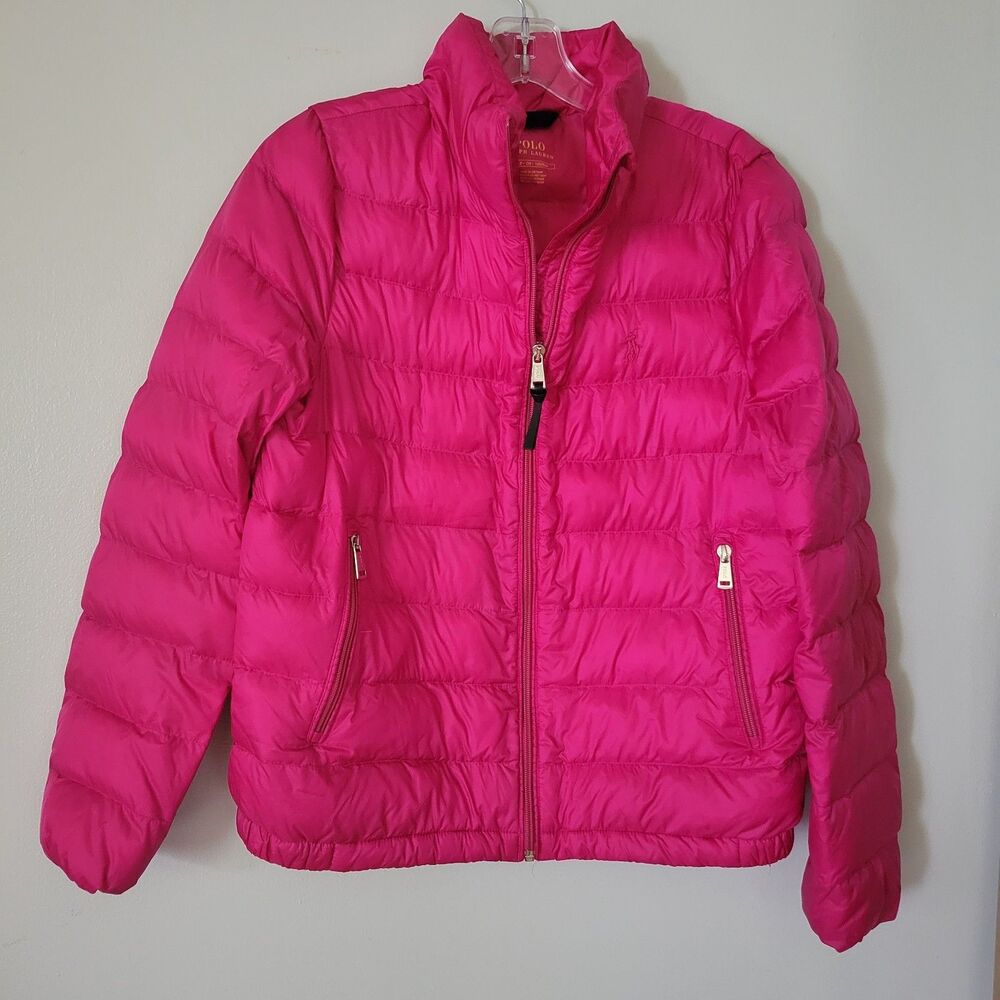 Small Women Polo Ralph Lauren Lightweight Packable Water Repellent Down Jacket